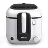 Giliavė Tefal Super Uno FR3101 — vienguba 1800 W, 1,5 kg maisto talpa, 2,2 l aliejaus, juoda/balta
