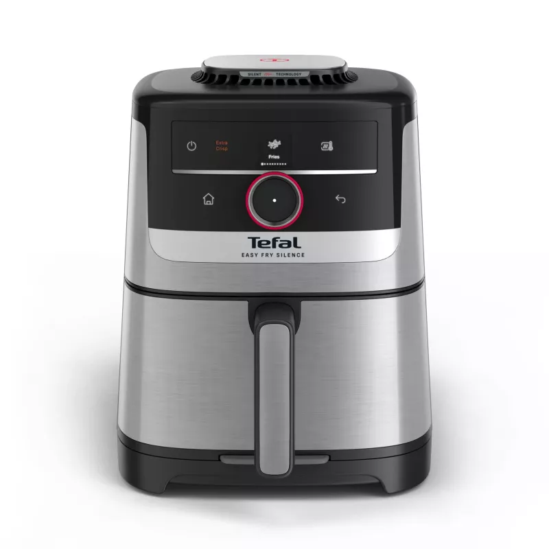 Tefal Easy Fry Smart & Silence EY572DE0 gruzdintuvė Vienas 5 L Atskira 1670 W Karšto oro gruzdintuvė Juoda, Nerūdijantis plienas