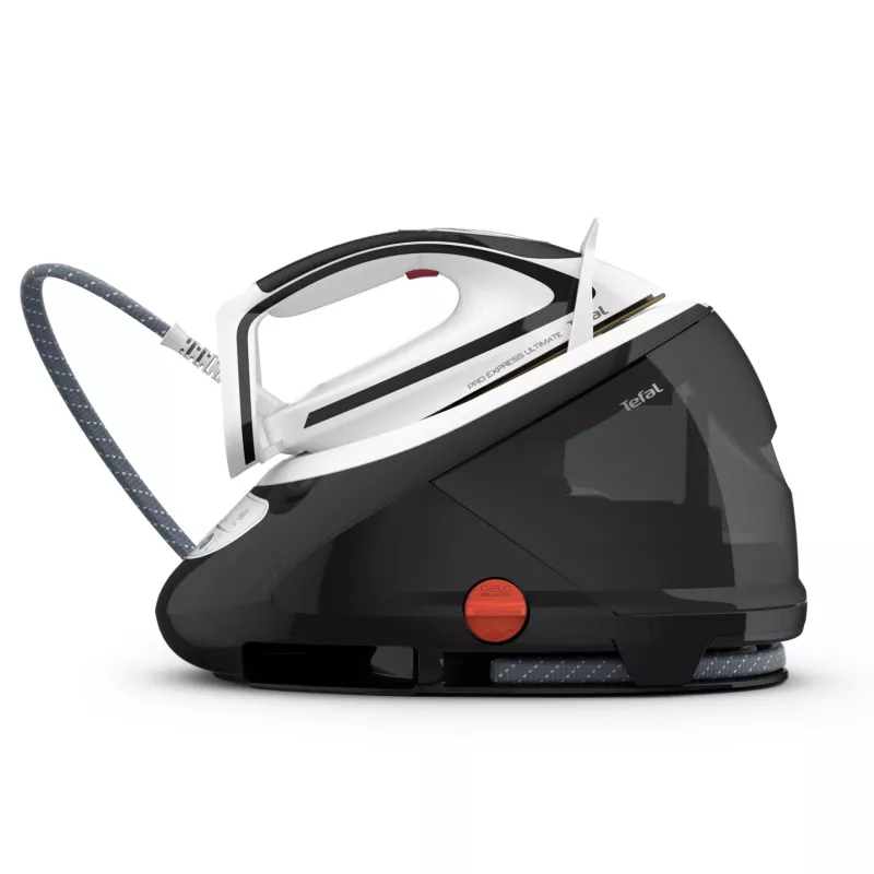 Tefal Pro Express Ultimate GV9550 1,9 l Durilium AirGlide Autoclean padu, juoda, balta