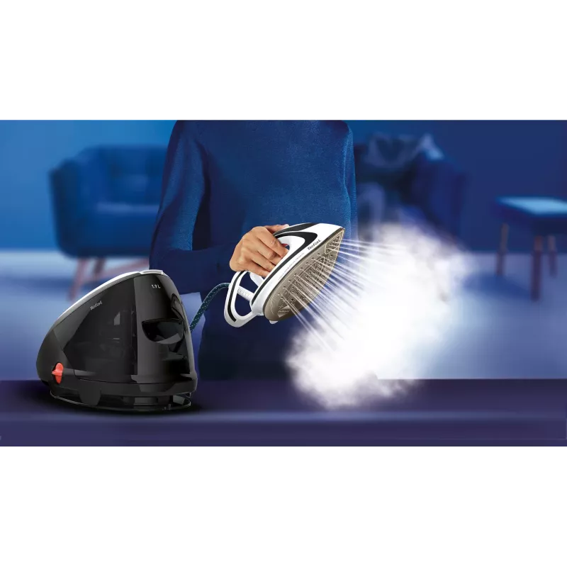 Tefal Pro Express Ultimate GV9550 1,9 l Durilium AirGlide Autoclean padu, juoda, balta