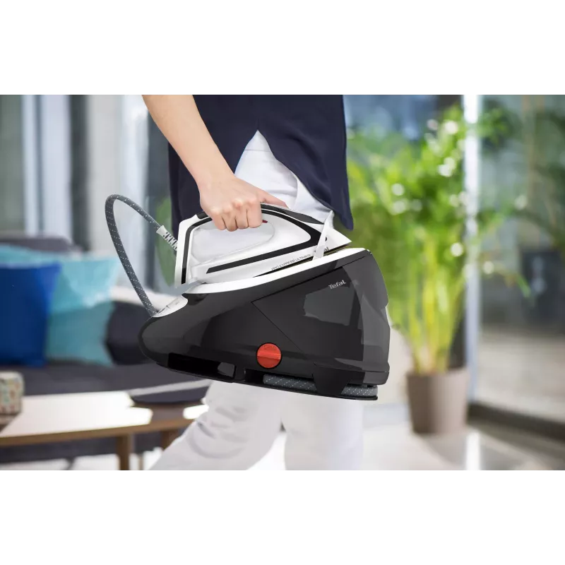 Tefal Pro Express Ultimate GV9550 1,9 l Durilium AirGlide Autoclean padu, juoda, balta