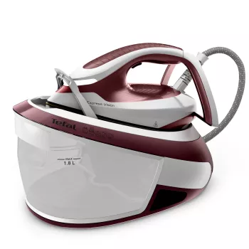 Tefal Express Vision SV8150 2800 W 1,8 L Durilium AirGlide Autoclean padas Raudona, Balta