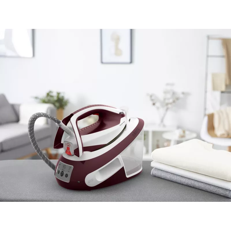 Tefal Express Vision SV8150 2800 W 1,8 L Durilium AirGlide Autoclean padas Raudona, Balta