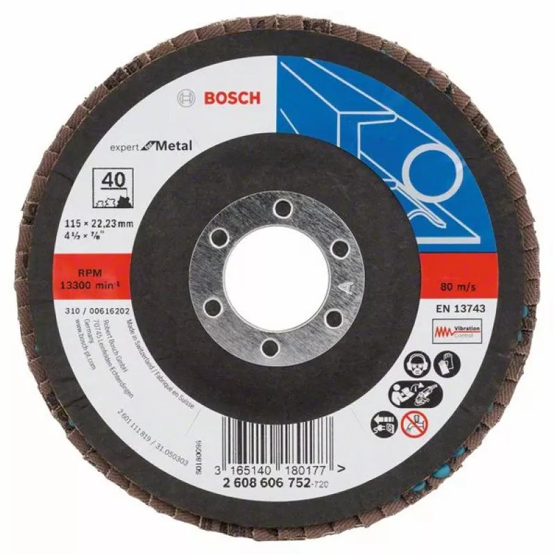 Bosch 2 608 606 752 kampinio šlifuoklio priedas Valymo diskas