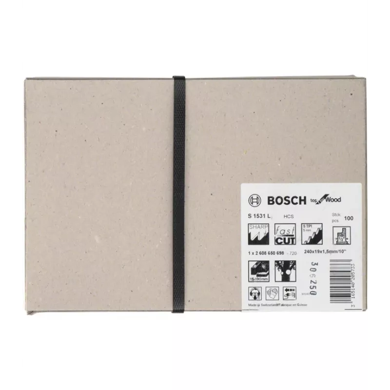 Bosch 2608650698 Siaurinis pjūklo diskas Aukštos anglies plieno (HCS) 100 vnt.