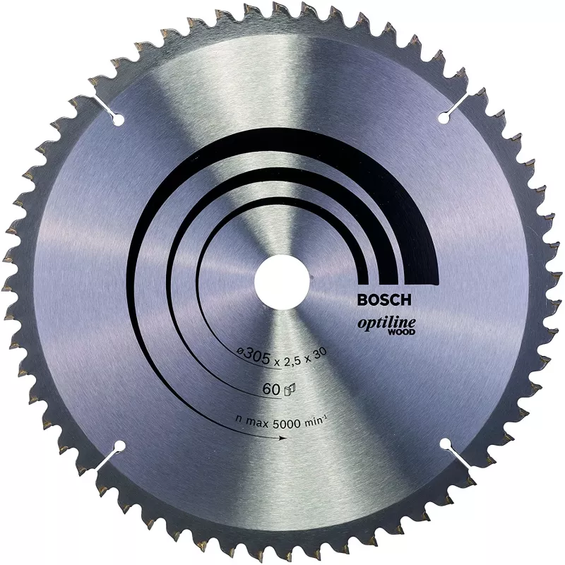 Bosch Optiline mediniai diskiniai pjūklų peiliai, mediena, 30.5 cm, Bosch, 798 g, 1 vnt.