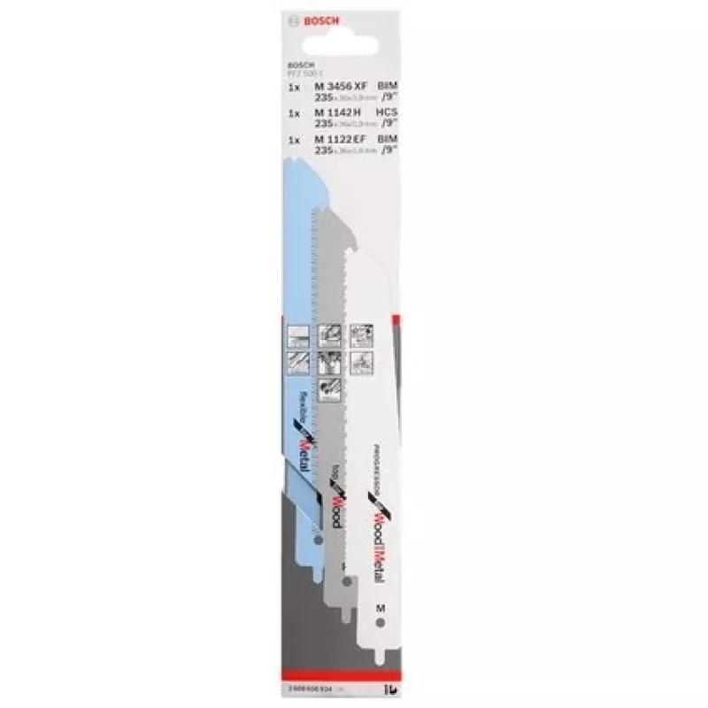 Bosch 2 608 656 934 siaurapjūklio / slankiojo pjūklo / atbulinio pjūklo geležtė