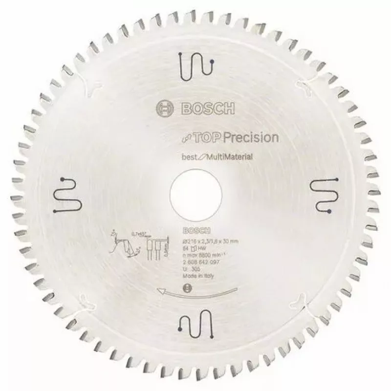 Diskinis pjūklo diskas Bosch 2 608 642 097 21,6 cm 1 vnt.