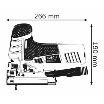 Bosch 0 601 512 003 elektrinis siaurapjūklis 780 W 2,6 kg