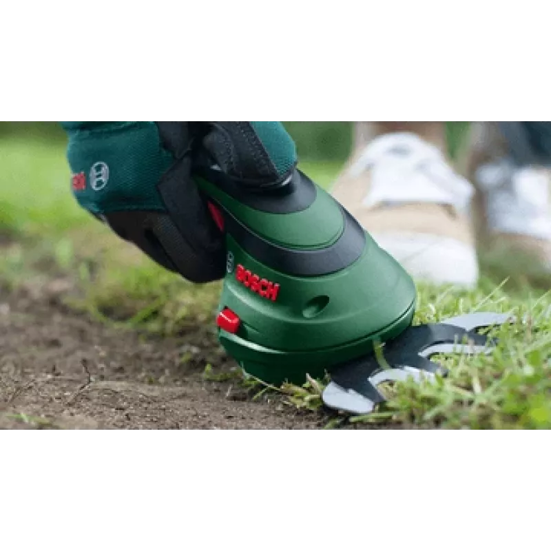 Bosch Isio belaidės žolės žirklės 8 cm 3.6 V juoda, žalia