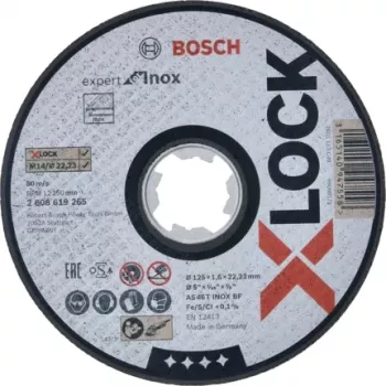 Bosch Disco di taglio dritto 125 mm 22.23 mm Priedai 2608619265 1 vnt. Pjovimo diskas