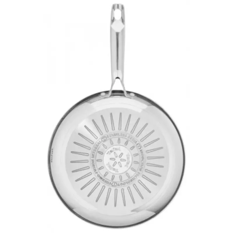 Universali keptuvė Tefal DUETTO+ G7320434 24 cm — nerūdijančio plieno, be PFOA, juoda