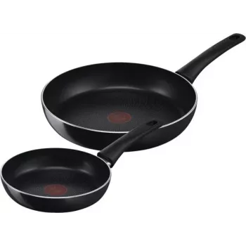 Keptuvių rinkinys Tefal Generous Cook C27890 — aliuminis, 20 cm ir 28 cm, juodas, 2 vnt.