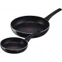 Keptuvių rinkinys Tefal Generous Cook C27890 — aliuminis, 20 cm ir 28 cm, juodas, 2 vnt.