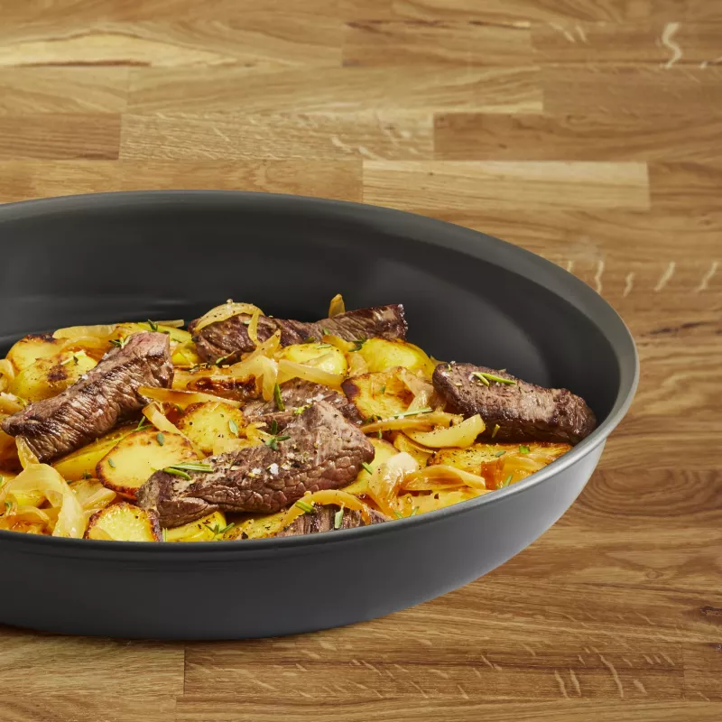 Tefal Change Juoda C4760625 keptuvė universali keptuvė apvali