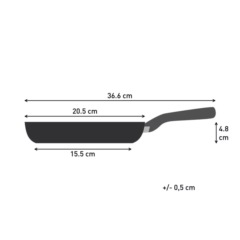Tefal Change Juoda C4760225 keptuvė universali keptuvė apvali