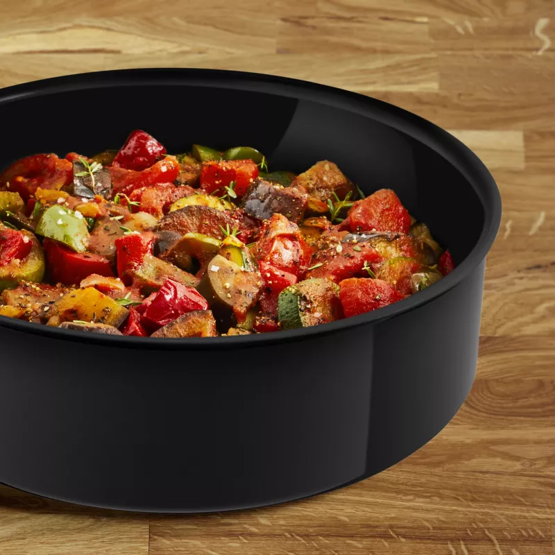 Tefal Change Juoda C4763225 keptuvė, apkepimo keptuvė, Apvali