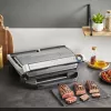 Kontaktinė kepsninė Tefal Optigrill+ XL GC727D10 — 2000 W, stačiakampis metalinis korpusas, 445×365×175 mm
