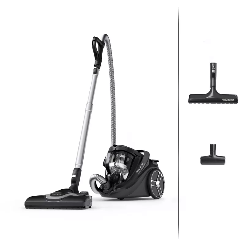 Cilindrinis dulkių siurblys Rowenta Silence Force RO7935 — 500 W, be maišelio, cikloninis, 2,5 l, HEPA, 59 dB