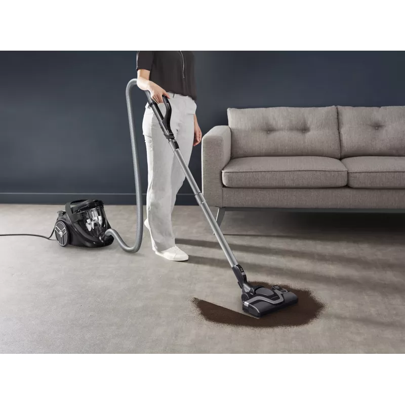 Cilindrinis dulkių siurblys Rowenta Silence Force RO7935 — 500 W, be maišelio, cikloninis, 2,5 l, HEPA, 59 dB