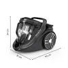Cilindrinis dulkių siurblys Rowenta Silence Force RO7935 — 500 W, be maišelio, cikloninis, 2,5 l, HEPA, 59 dB