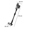 Rowenta X-Force Flex RH9L55E0 belaidis dulkių siurblys / elektrinis šepetys 2-in-1 belaidis dulkių siurblys Baterija Sausas Be maišelio 0,65 L Juoda