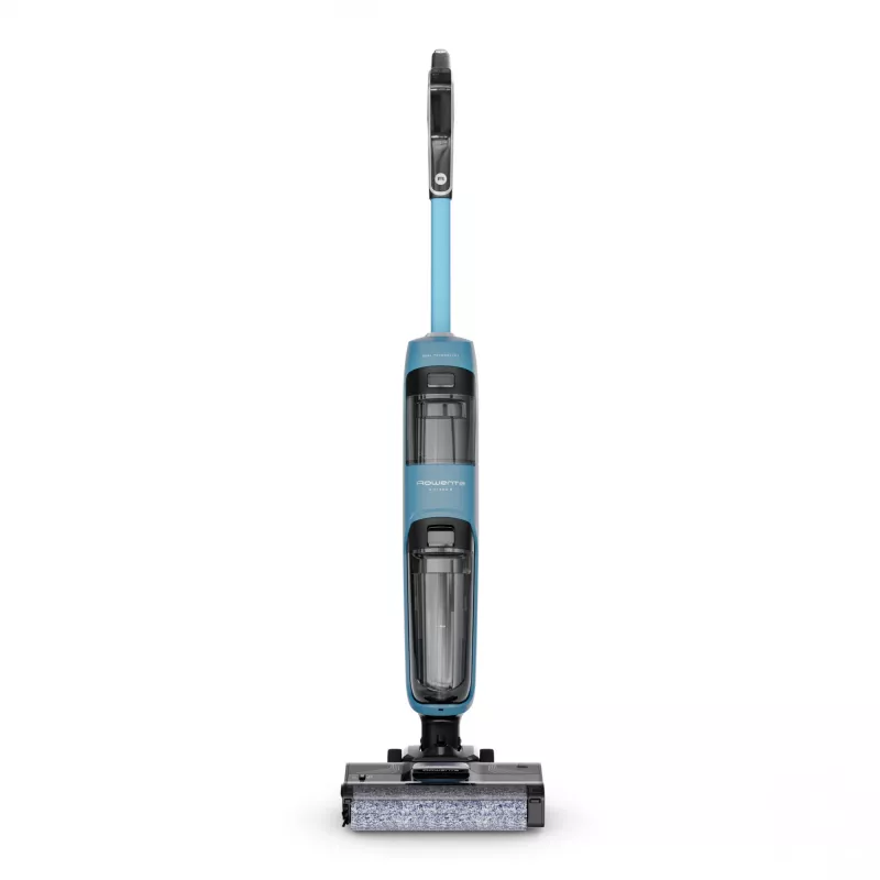 Rowenta X-Clean 2 GZ2271E0 dulkių siurblys, belaidis, sausam ir šlapiam valymui, be maišelio, mėlynas