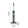 Rowenta X-Clean 2 GZ2271E0 dulkių siurblys, belaidis, sausam ir šlapiam valymui, be maišelio, mėlynas