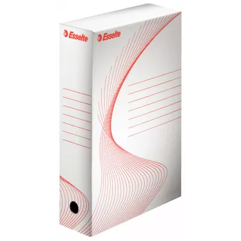 Esselte 128001 dokumentų laikymo dėžutė Kartonas Raudona, Balta