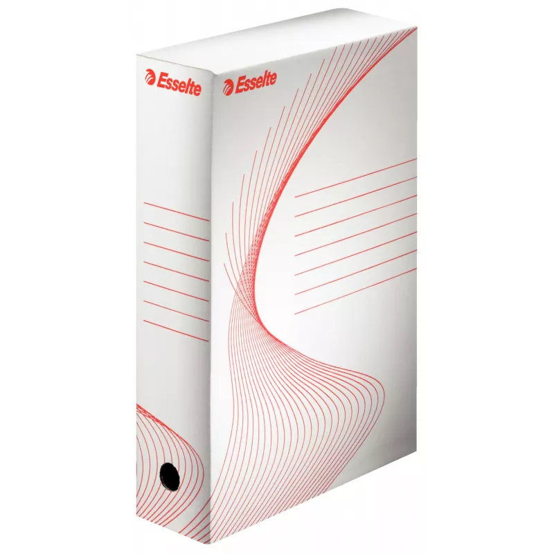 Esselte 128001 dokumentų laikymo dėžutė Kartonas Raudona, Balta