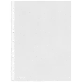 Esselte plastikiniai vokeliai A4 – Economy –, 210 x 297 mm (A4), permatomi, polipropilenas (PP), vertikalūs, įdėjimas iš viršaus, 230 mm