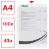 Esselte plastikiniai vokeliai A4 – Economy –, 210 x 297 mm (A4), permatomi, polipropilenas (PP), vertikalūs, įdėjimas iš viršaus, 230 mm