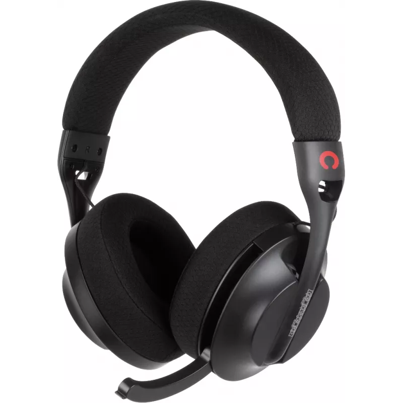 Konix PULSAR ausinės laidinės ir belaidės ant galvos žaidimams USB Type-C Bluetooth juodos