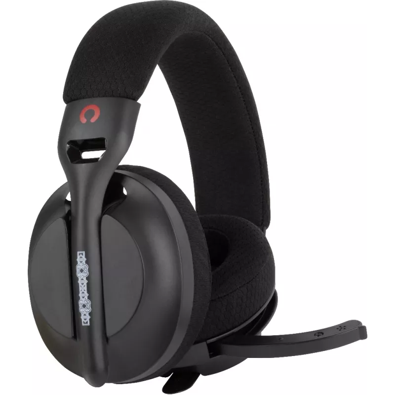 Konix PULSAR ausinės laidinės ir belaidės ant galvos žaidimams USB Type-C Bluetooth juodos