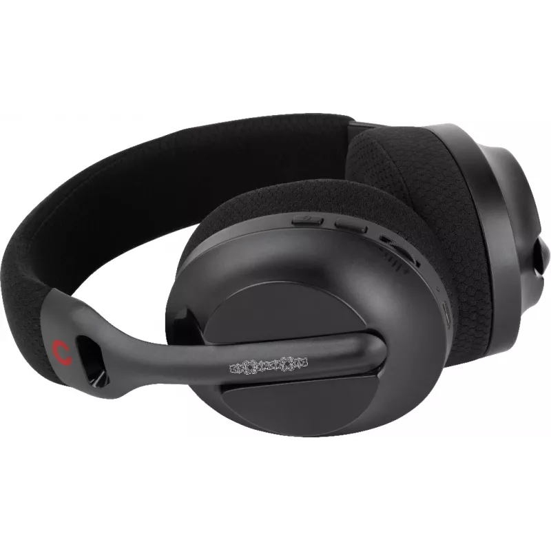 Konix PULSAR ausinės laidinės ir belaidės ant galvos žaidimams USB Type-C Bluetooth juodos