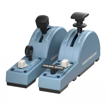 Thrustmaster TCA Quadrant Add-On Airbus Edition juoda, mėlyna skrydžio simuliatorius PC