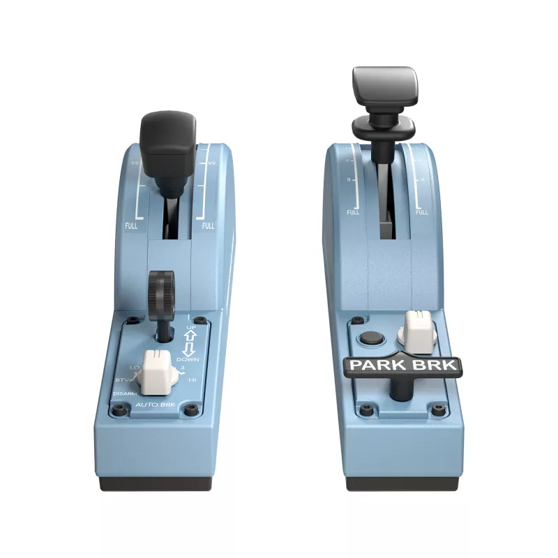 Thrustmaster TCA Quadrant Add-On Airbus Edition juoda, mėlyna skrydžio simuliatorius PC