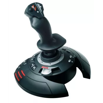 Thrustmaster T.Flight Stick X Juoda, Red, Sidabrinė USB Joystick Analogue PC, Playstation 3