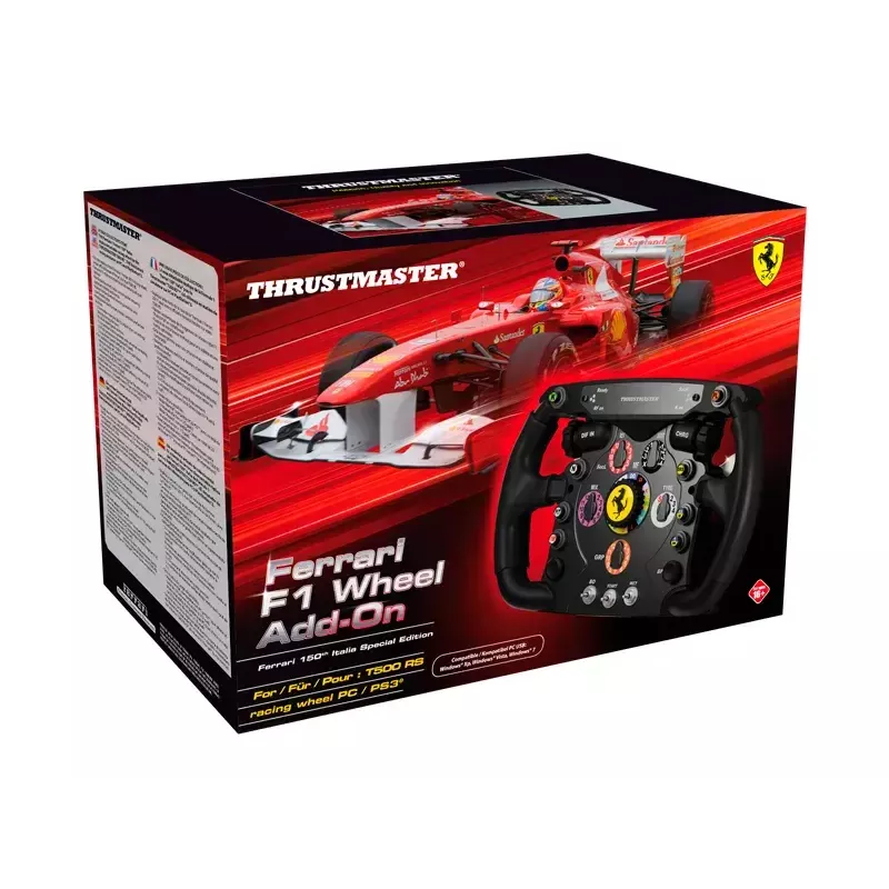 Thrustmaster Ferrari F1 Juoda RF vairas Analoginis PC, PlayStation 4, PlayStation 5, Playstation 3, Xbox