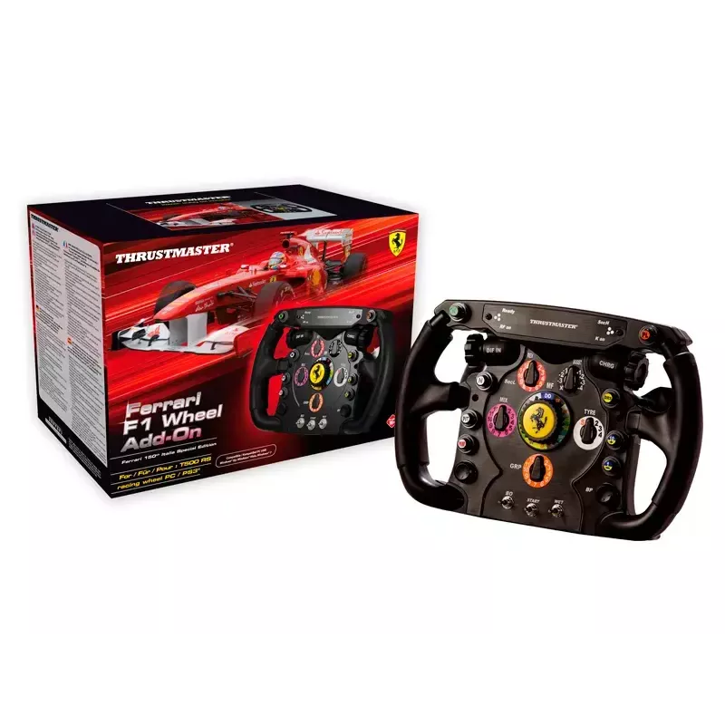 Thrustmaster Ferrari F1 Juoda RF vairas Analoginis PC, PlayStation 4, PlayStation 5, Playstation 3, Xbox