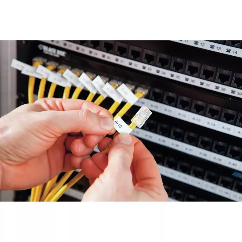 DYMO RHINO 4200 pramoninis etikečių spausdintuvas | AZERTY klaviatūra ir laiką taupantys spartieji klavišai | Patvarus etikečių spausdintuvas darbo vietoms ir intensyviems ženklinimo darbams