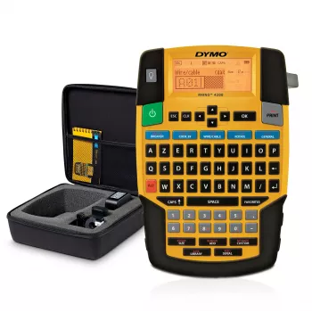 Etikečių spausdintuvas DYMO RHINO 4200 Kit Terminis perkėlimas AZERTY