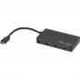 Hypertec 021308-HY sąsajos šakotuvas USB 3.2 Gen 1 (3.1 Gen 1) Type-C 5000 Mbit/s Juoda