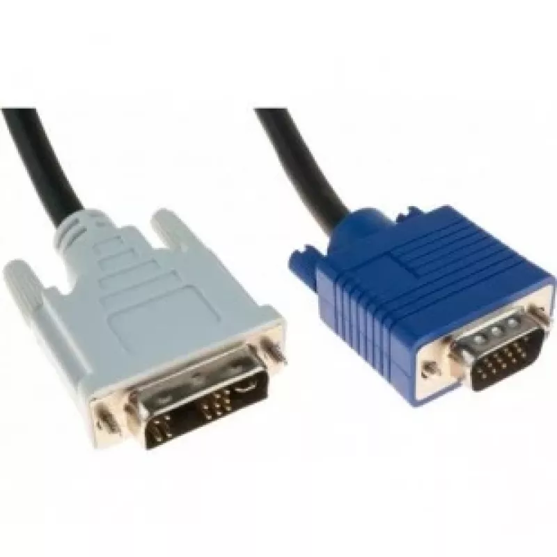 Hypertec 127701-HY vaizdo kabelio adapteris 2 m VGA (D-Sub) DVI juodas