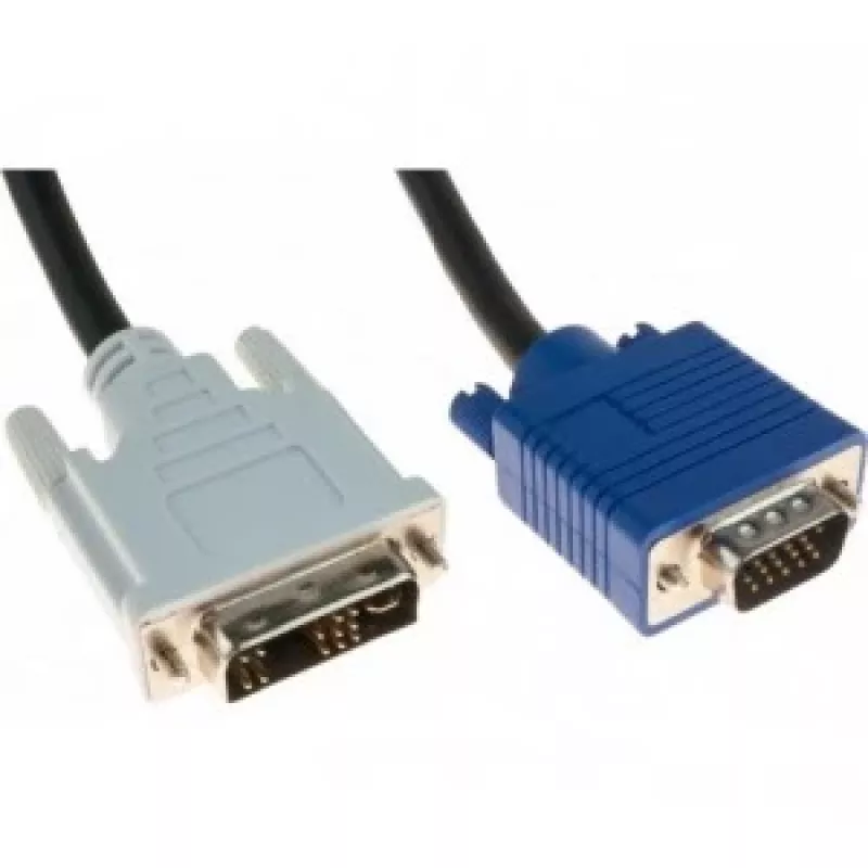 Hypertec 127711-HY VGA kabelis 3 m DVI-A VGA (D-Sub) juoda, mėlyna, balta