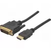 Hypertec 127971-HY vaizdo kabelio adapteris 15 m HDMI Type A (Standard) DVI-D juodas
