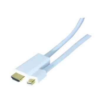 Hypertec 128061-HY vaizdo kabelio adapteris 2 m HDMI Type A (Standard) Mini DisplayPort Baltas