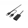 Hypertec 149221-HY USB laidas USB 2.0 20 m USB A 2 x USB A Juodas