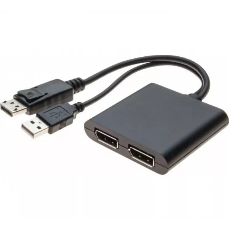 Vaizdo skirstytuvas Hypertec 250201-HY 2x DisplayPort 4K Ultra HD