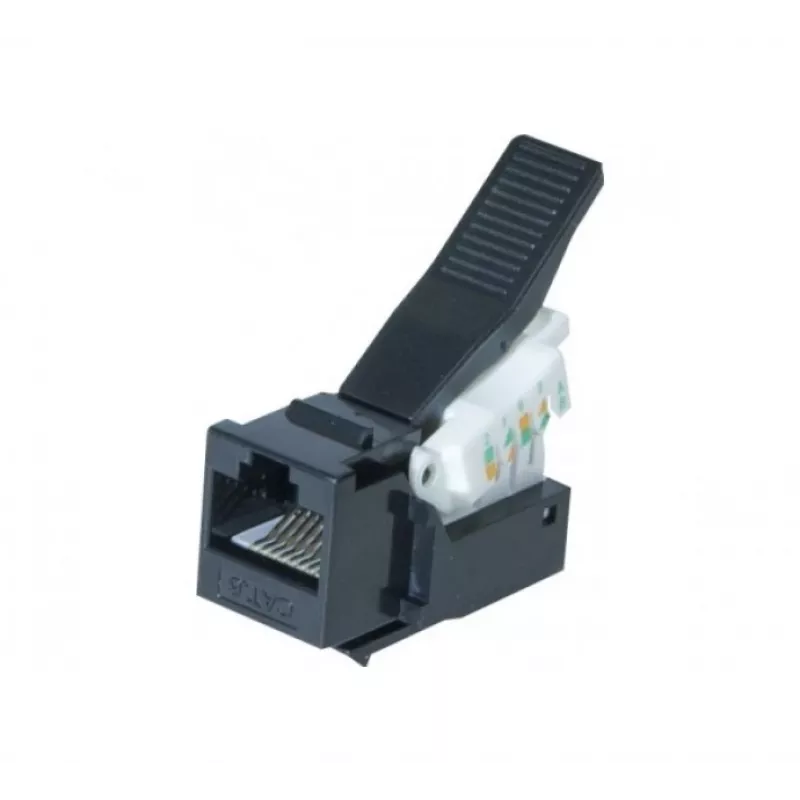 “Keystone” modulis Hypertec 272870-HY plokščias juodas RJ-45